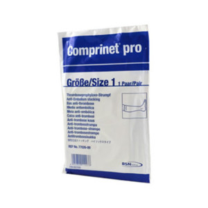 Comprinet pro Strumpf Knielang Gr&ouml;&szlig;e 1 Wei&szlig;