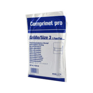 Comprinet pro Strumpf Knielang Gr&ouml;&szlig;e 3 Wei&szlig;
