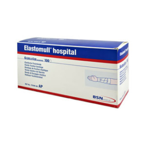 Elastomull Hospital 6 cmx4 m Elastische Fixierbinde Wei&szlig;