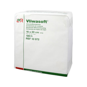 Vliwasoft Vlieskompressen 10x20 cm Unsteril 6lagig