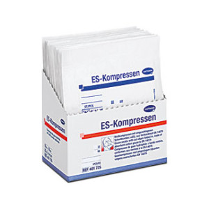 ES-KOMPRESSEN unsteril 10x10 cm 12fach