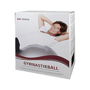 Gymnastikball Rehaforum 65 cm Blau Metallic