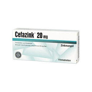 Cefazink 20 mg Filmtabletten