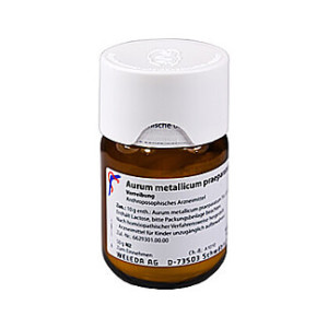 AURUM METALLICUM PRAEPARATUM D 20 Trituration