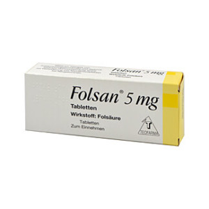 FOLSAN 5 mg Tabletten