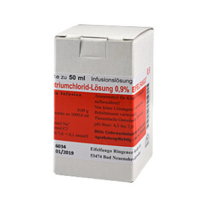 ISOTONISCHE NaCl L&ouml;sung 0,9% Eifelfango