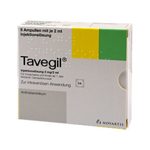 Tavegil Injektionsl&ouml;sung 2 Mg/2 Ml Ampullen