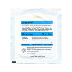 Aluderm Kompressen 10x 10 cm