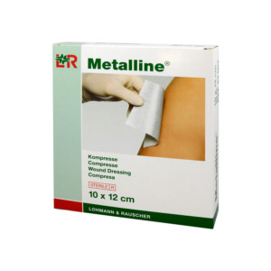 Metalline Kompressen 10x12 cm Steril