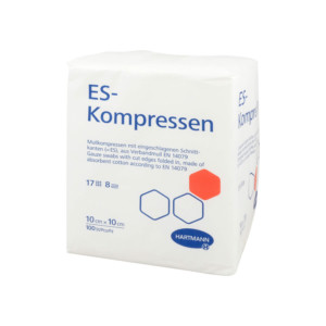 ES-Kompressen unsteril 10x10 cm 8fach