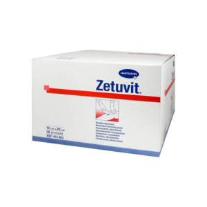 ZETUVIT Saugkompressen unsteril 10x20 cm