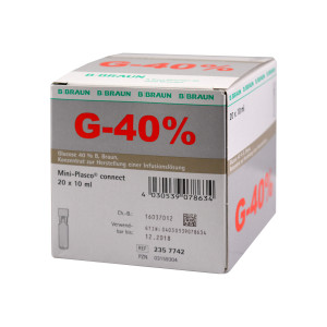 Glucose 40% B.Braun Mini Plasco Connect Inf.-L.-K.