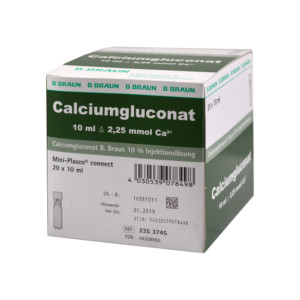 Calciumgluconat 10% Mpc Injektionsl&ouml;sung