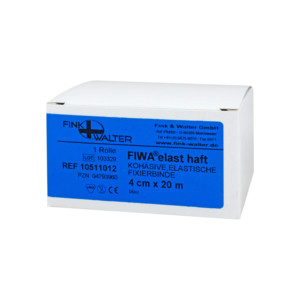 Fixierbinde koh&auml;siv elastisch 4 cmx20 m blau