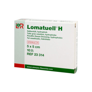 Lomatuell H Salbent&uuml;ll 5x5 cm Steril