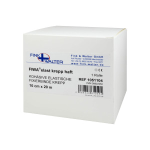 Fixierbinde Crepp koh&auml;siv elastisch 10 cmx20 m