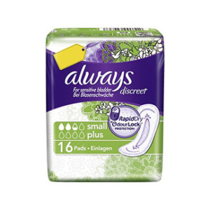 Always Discreet Inkontinenz Einlagen Small Plus