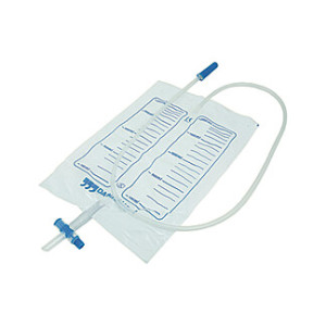 Urinbeutel Unsteril 2 l NRV mit Ablauf-Kreuzventil 2000 ml