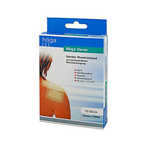 H&ouml;ga Derm Pflaster Steril 53 x 70 mm