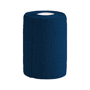 H&ouml;ga Lastic Haft Binde 8 cm x 5 m Blau
