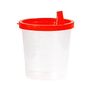 Urinbecher mit Schnappdeckel Careliv