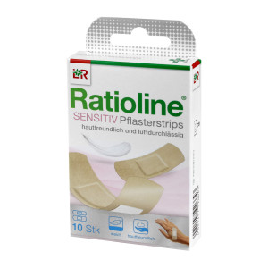 Ratioline Sensitive Pflasterstrips in 2 Gr&ouml;&szlig;en