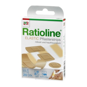 Ratioline Elastic Pflasterstrips in 4 Gr&ouml;&szlig;en