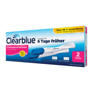 Clearblue Schwangerschaftstest Fr&uuml;he Erkennung