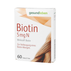 Gesund Leben Biotin 5 mg N Tabletten
