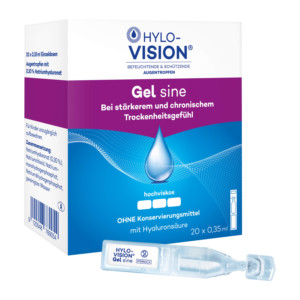 Hylo-Vision Gel sine Einzeldosispipetten