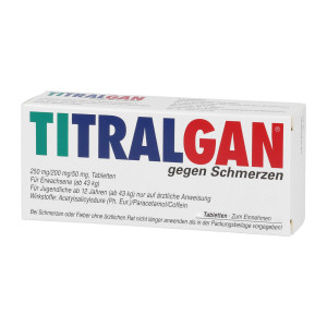 Titralgan Tabletten gegen Schmerzen