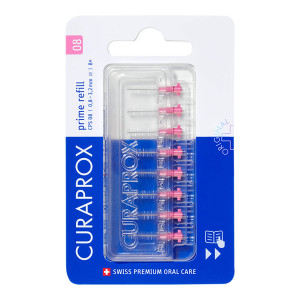 Curaprox CPS 08 prime Interdentalb&uuml;rsten ISO 1 pink Refill