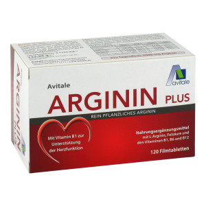 Arginin Plus Vitamin B1+B6+B12+Fols&auml;ure Filmtabletten