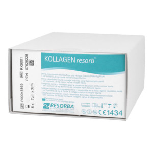 Kollagen resorb Schw&auml;mme 3 x 7 cm