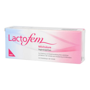 Lactofem Milchs&auml;ure Vaginalz&auml;pfchen