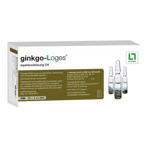 Ginkgo-Loges Injektionsl&ouml;sung D4 Ampullen