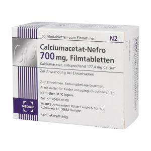 Calciumacetat-Nefro 700 mg Filmtabletten
