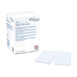 MaiMed Mull-Schlitzkompressen unsteril 10 cm x 10 cm