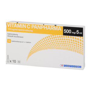 Vitamin C PANPHARMA 100 mg/ml Injektionsl&ouml;sung