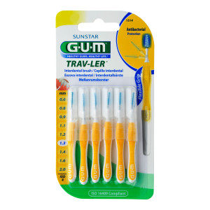 GUM Trav-Ler Interdentalb&uuml;rsten ISO 4 gelb