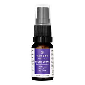 Canobo Night-Spray Bio-Hanfsamen&ouml;l mit 3% CBD