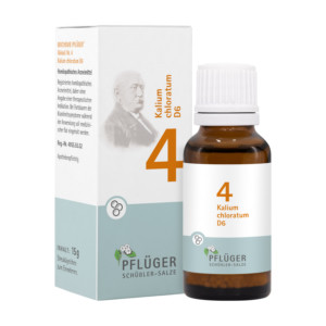 Biochemie Pfl&uuml;ger Globuli Nr. 4 Kalium chloratum D6