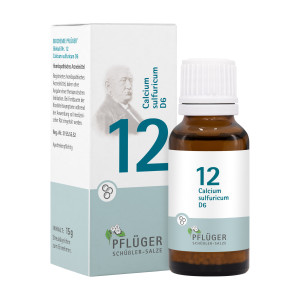 Biochemie Pfl&uuml;ger Globuli Nr. 12 Calcium sulfuricum D6