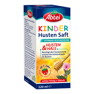 Abtei Kinder Husten Saft - mit Erdbeergeschmack