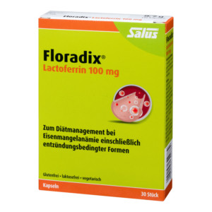 Floradix Lactoferrin 100 mg Kapseln