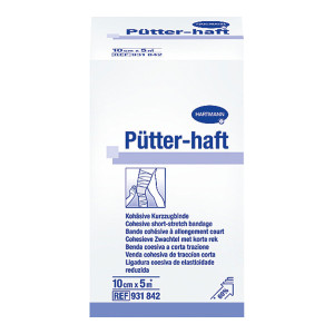 P&uuml;tter-Haft Binde 10 cm x 5 m