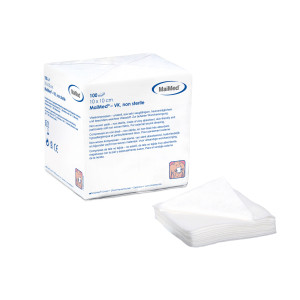 MaiMed Vlieskompressen unsteril, 10x10 cm 6fach