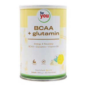 For you BCAA + Glutamin Energy & Recovery Zitrone