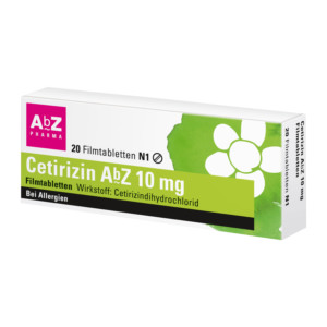 Cetirizin AbZ 10 mg Filmtabletten bei Allergien