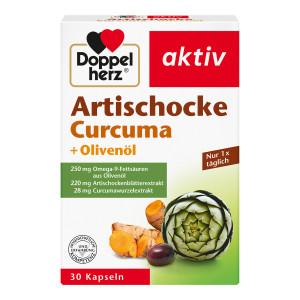 Doppelherz aktiv Artischocke Curcuma+Oliven&ouml;l Kapseln